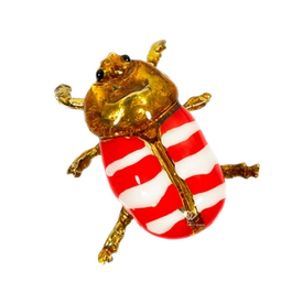 Брошь Скарабей