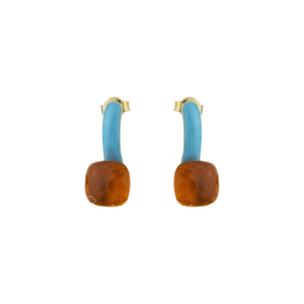Серьги Эмаль