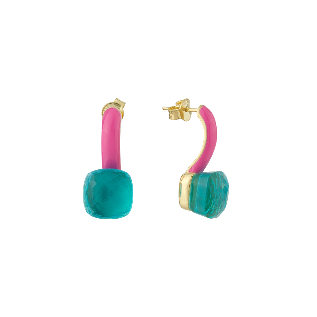 Серьги Эмаль 2