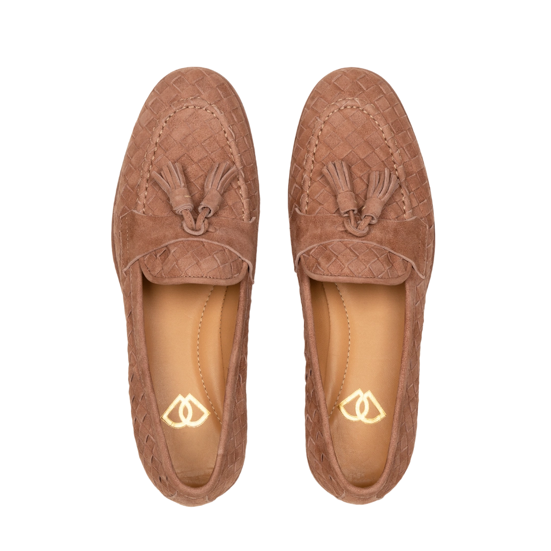 Лоферы интречиато с кисточками 4