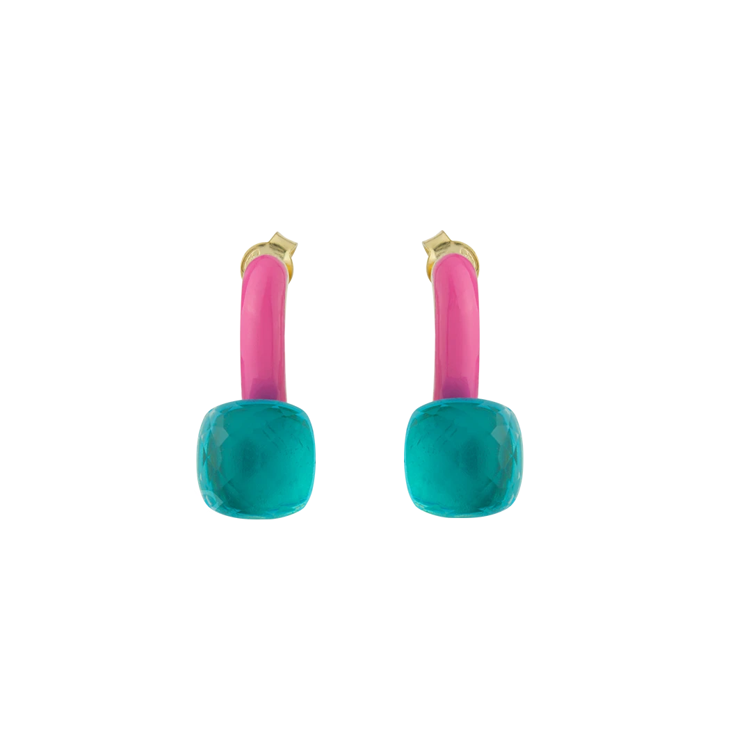Серьги Эмаль