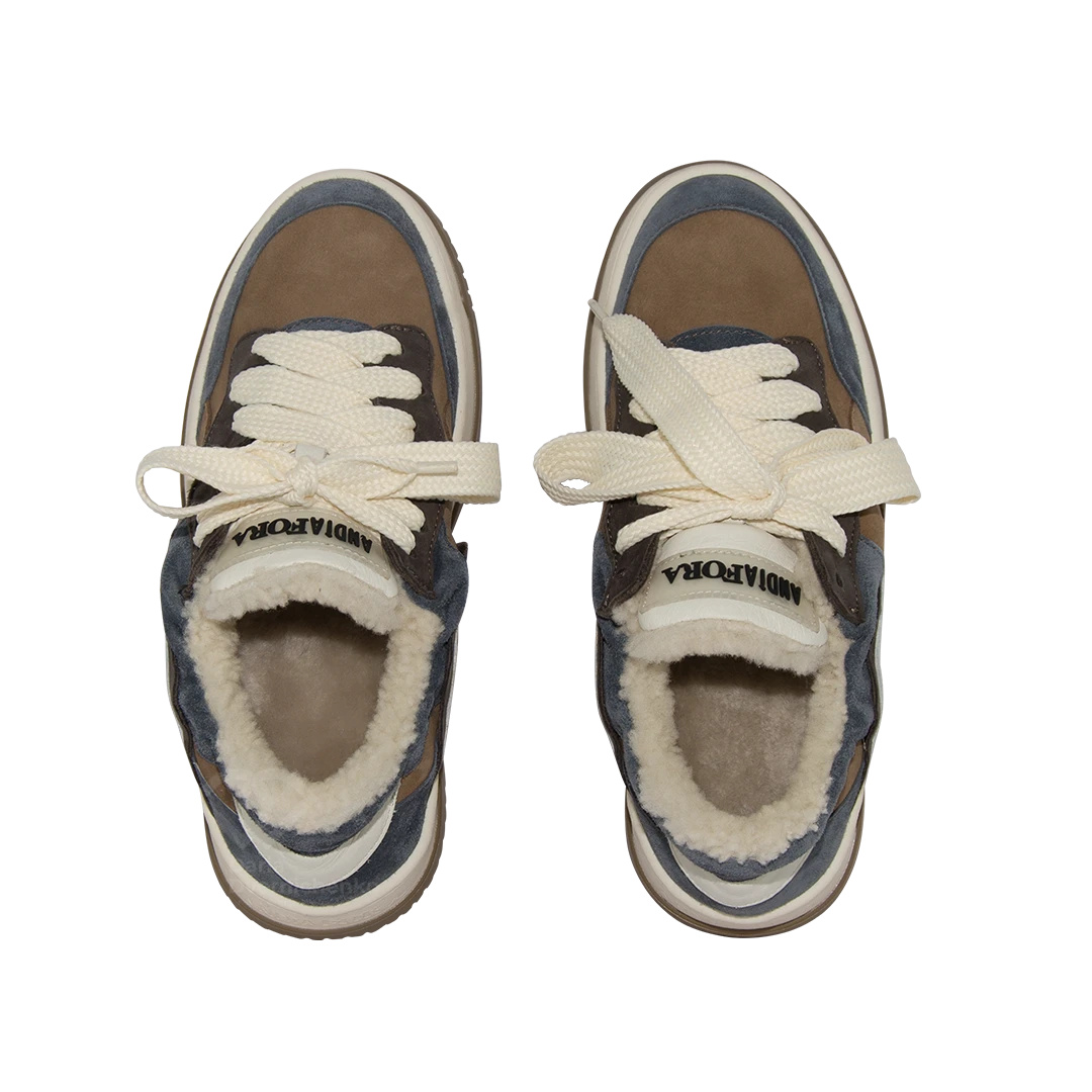 Кросовки замша с мехом 2